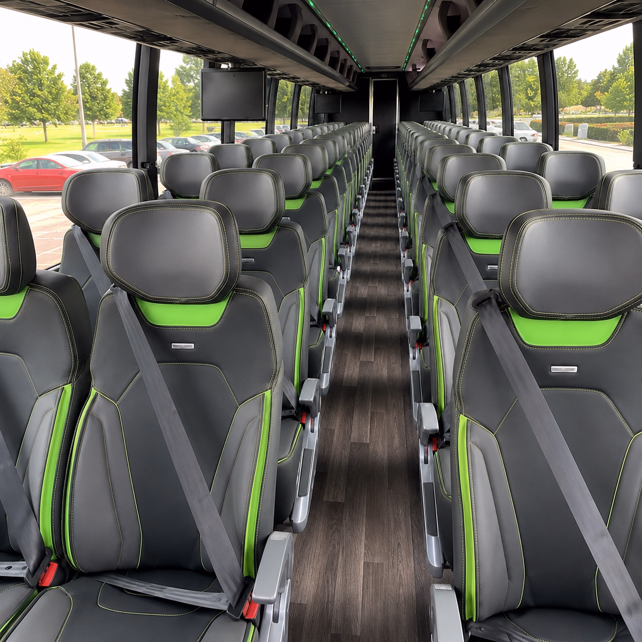 syracuse private event transportation onboard seating